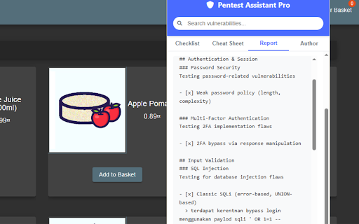 Pentest Assistant :: Checklist dan Mindmap untuk membantu pentester dan bug hunter.