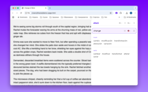 Smart Translator for Web & YouTube Subtitles — Elwo :: Accurate AI Translator for YouTube subtitles & websites. Detects expressions, TTS with regional accents, dictionary & history