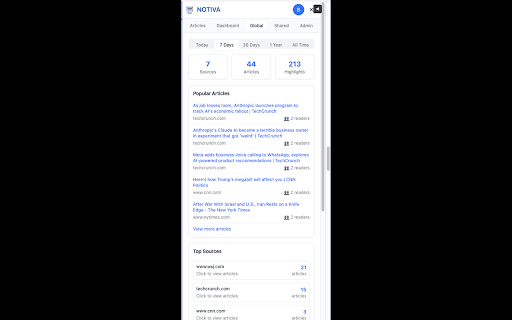 NOTIVA :: From highlights to insights - read, engage, share