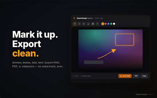 Full Page Screenshot & Screen Recorder – No Watermark by SuperchargeBrowser :: Full-page screenshots & screen recorder with annotation. Record tab + webcam, export GIF/MP4. No account, no watermark, no limits.