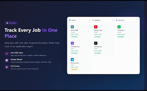 IronCV — Resume Copilot :: Check your ATS score, tailor your resume, and save jobs from LinkedIn, Indeed, and Glassdoor — all in one click.