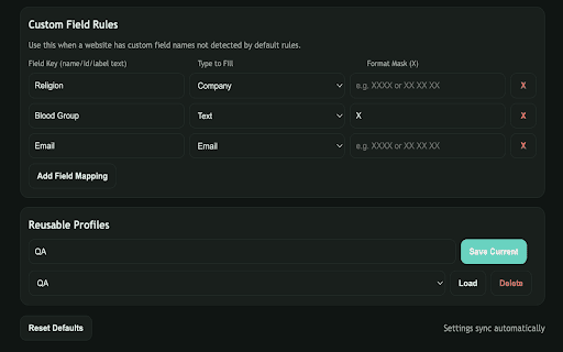 Form Autofill Assistant :: Intelligently detect and autofill forms with realistic, validation-safe data in one click.