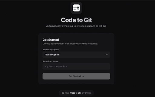 Code to Git :: Automatically sync your LeetCode solutions to GitHub with ease.