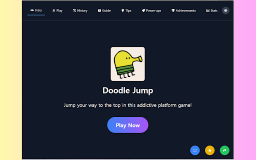 Doodle Jump :: Jump your way to the top in this addictive platform game!