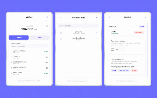 Nostr WoT :: Nostr identity provider, NIP-07 signer, Web of Trust provider, and Lightning wallet.