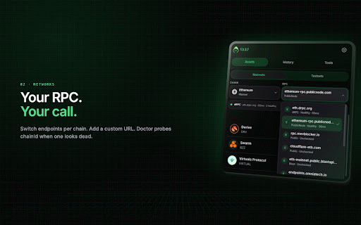 1337 Wallet :: An EVM wallet for hackers. Privacy and power. No analytics. No 1337 server.