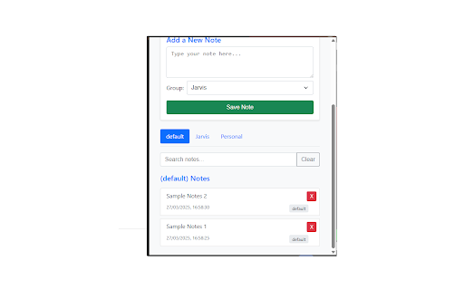 Ry-Secure Notes :: A simple secure note-taking extension with password protection