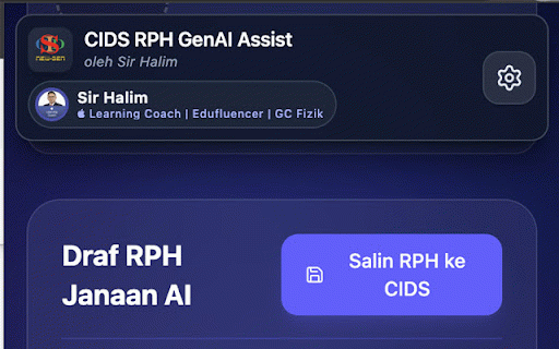 CIDS RPH Gen :: Ekstrak maklumat dari asiemodel.net dan jana RPH secara automatik menggunakan Gemini.
