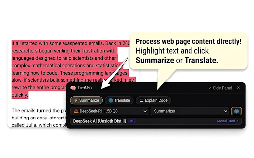 br-AI-n :: A fully private, offline AI assistant running local LLMs in the browser using WebAssembly and WebGPU.