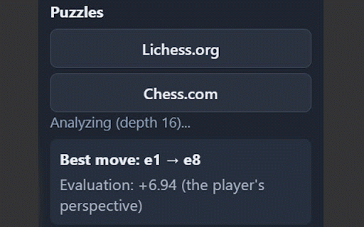 Chess Coach (Stockfish) :: Detects chessboards on lichess.org and chess.com and suggests the best move using Stockfish.