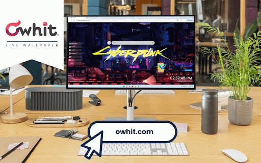 Cyberpunk 2077 Retro Live Wallpaper :: Cyberpunk 2077 retro pixel art cityscape with neon signs and futuristic motorcycle scene.