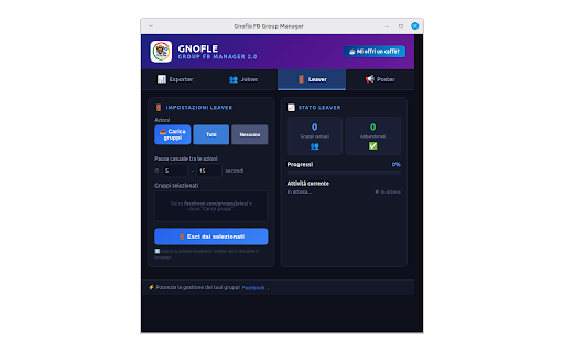 Gnofle FB Group Manager :: Facebook Group Manager - Join, Leave, Export & Post
