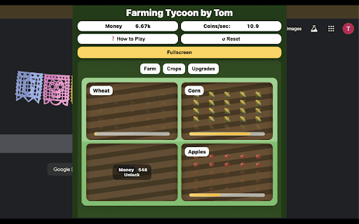 Farming Tycoon By Tom :: Farming Tycoon Clicker is a cozy, fast-paced idle/clicker where every harvest gets you closer to the ultimate farm. Start with a…