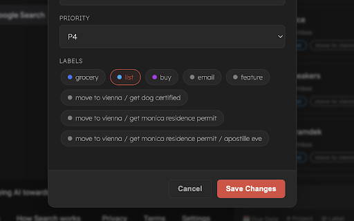 Todoist Custom Sidebar :: Native sidebar using Todoist API.