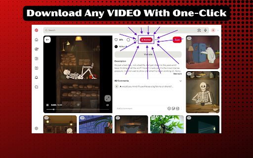 Pinterest Video Downloader - Download Videos, Images, GIFs & Carousels :: Download high-quality videos, images, and carousels directly from Pinterest in just one click. Lightweight and ad-free.