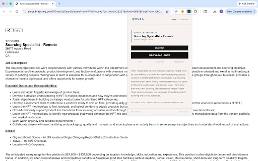Covra - Your cover letter. Covered. :: Upload your resume once. Have a cover letter before you finish typing your name — for every job you apply to, forever.