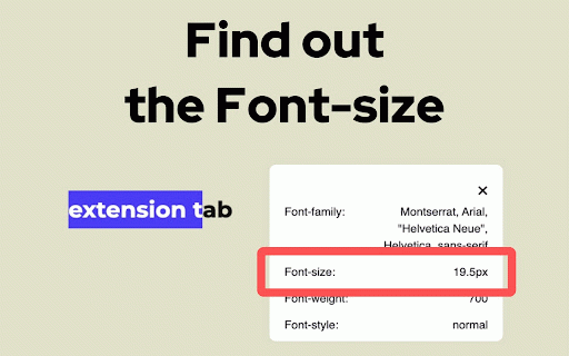 Font Identify :: Font Identify – simple font finder Chrome Extension. Instantly know type name & size on any tab. The easiest tool!