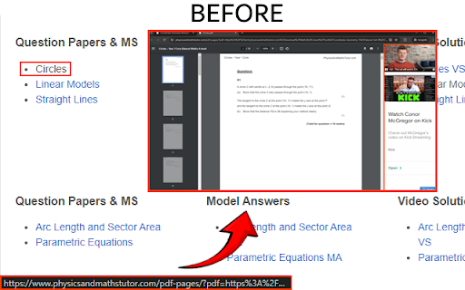 PMT PDF's :: Removes ads on PMT PDF pages. PMT remove ads. Physicsandmathstutor.