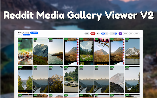 Reddit Media Gallery Viewer :: Turns any subreddit or user profile into a beautiful, modern media grid gallery.