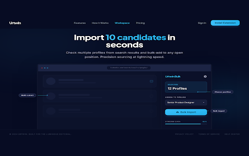 Urtwin :: AI assistant for Urtwin — AI agents, LinkedIn enrichment, and smart automation in your workspace.