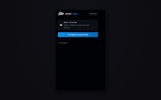 PhishTriage :: AI-powered phishing triage. Analyze suspicious emails and web pages instantly.
