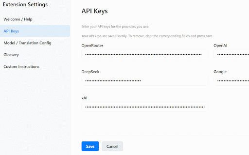 LLM Novel Translator (BYOK) :: LLM-powered web novel translation with context-aware glossary across chapters. BYOK—bring your own key, no middleman markup.