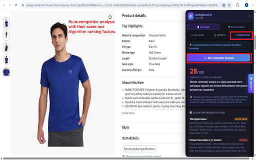 Ecommerce AI SEO Booster :: AI SEO optimizer by Raindrop AI Builder. Boost Amazon, eBay, Shopify & Etsy listings with keywords, rewrites & analysis.