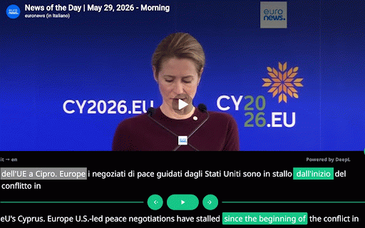 Helgio :: Translate words and phrases in context while reading websites, documents, and YouTube subtitles.