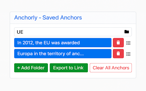 Anchorly :: Anchorly: Free anchor saver with simple text anchoring—no trial or PDF annotation.