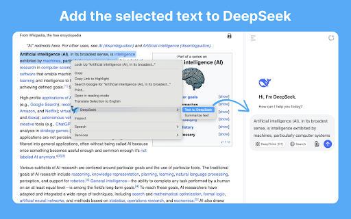 DeepSeek Assistant :: Explore Deepseek Assistant with Deepseek r1 capabilities. Perfect for Deepseek Coder needs. Powered by Deepseek ai.