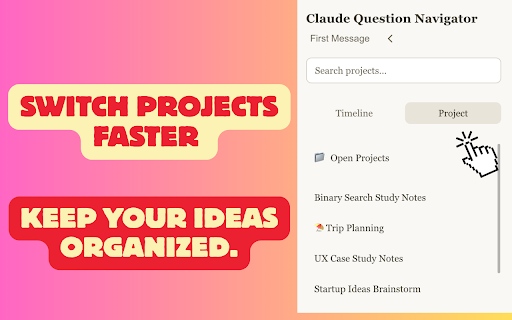 AI Chatbox Question Navigator (Claude + ChatGPT, more platforms coming) :: Improve learning experience when using ChatGPT and Claude with question navigation