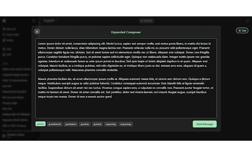 Chatgptree: Advanced Tools for ChatGPT :: Add powertools to Chatgpt web interface like an interactive conversation tree, code runner, expandable chatbox, bookmarks and more
