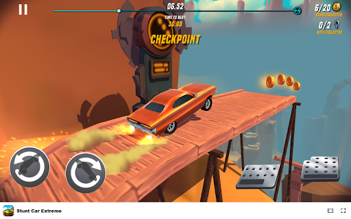 Stunt Car Extreme Game - Enjoy Free, Offline Racing Fun Anytime! :: Experience extreme stunts and thrilling races in this offline 3D driving adventure for Chrome!