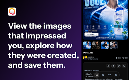 ChatGPT Image Trends :: Adds a right sidebar on ChatGPT with featured AI image trends.