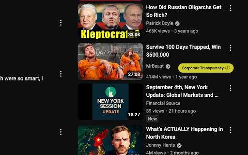 YouTube Channel Transparency :: Educational tool revealing YouTube channel ownership and corporate investments. For educational purposes only.