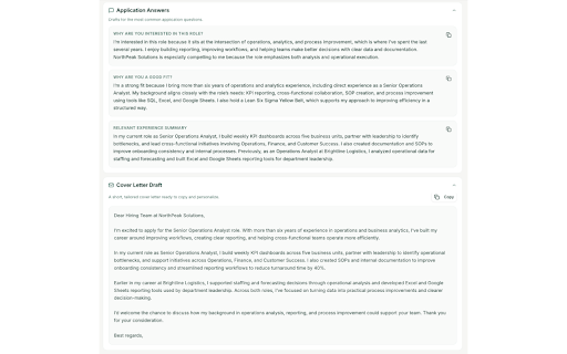 ResumeBetter Job Saver :: Capture the job posting on your current tab and send it straight to your ResumeBetter tracker or Job Analyzer.