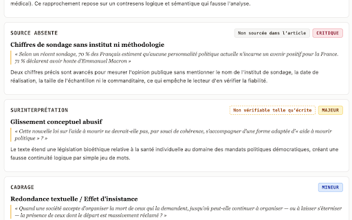 Squiggle - Analyse critique de presse :: Évalue et vérifie la rigueur logique, factuelle et argumentative des articles de presse.