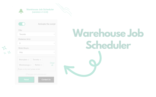 Plexistow :: This extension books warehouse shift automatically.