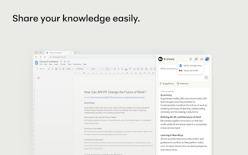 Liminary – Agentic knowledge recall & management :: Your AI superpowered memory — your knowledge finds you right when you need it.