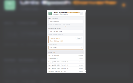 Unix / Epoch Timestamp Converter :: Convert Unix and Epoch timestamps to human-readable dates and vice versa instantly.