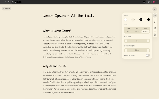 Reader Mode - Focus, Speed & Audio :: Premium, distraction-free reading experience for any article.