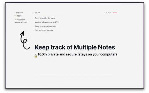 Minimal Text Editor :: A minimal, distraction-free text editor that opens in new tabs. Offline, private, simple.