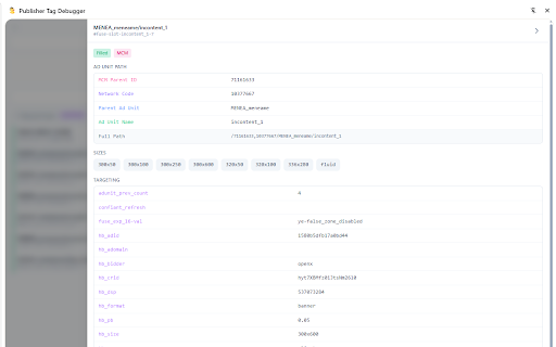 Publisher Tag Debugger :: Publisher Tag Debugger Extension