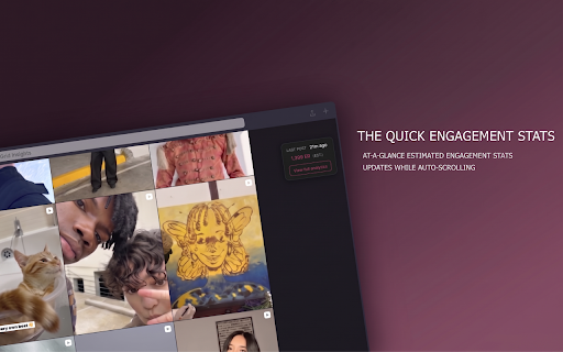 Grid Insights — Profile Analytics & Sort :: Instagram analytics: engagement rate, viral post detection, sorting, filtering, contact info, CSV/PDF export & profile comparison.