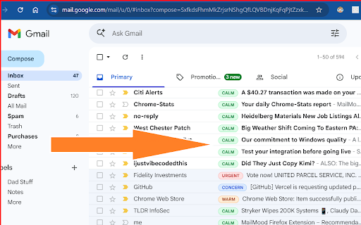 MailMood — Email Tone Vibes :: Real-time tone badges for Gmail. Spot urgent, warm, or tense emails at a glance - and polish your drafts before you send.