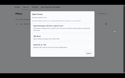 Livestream Chat Reader - Chat Text-to-Speech for Livestreams :: Read YouTube/Twitch livestream chat messages aloud with text-to-speech.