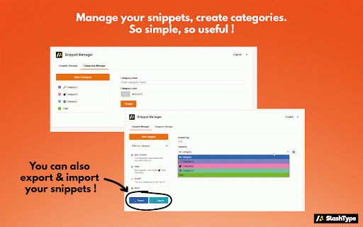 SlashType :: Type your recurring texts in an instant with SlashType. One command and you're done!