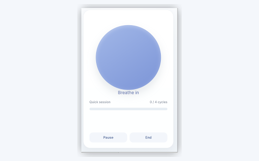 Nimbus Breathing & Focus :: Guided breathing exercises to reduce stress, improve focus, and build a daily mindfulness habit with reminders and streak tracking.