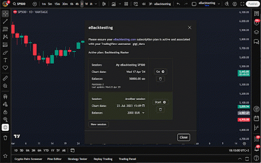 eBacktesting.com (TradingView extension) :: Adds advanced trade simulation & journaling to TradingView: simulate trades, track positions & analyze performance.