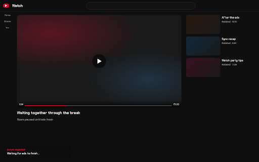 Global SharePlay :: Watch YouTube videos together in sync — SharePlay for everyone.